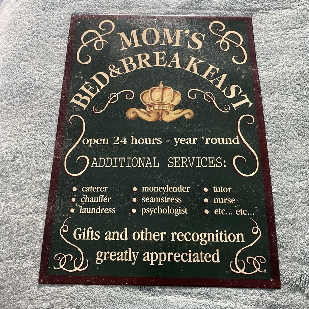 Metal Wall Sign Decor